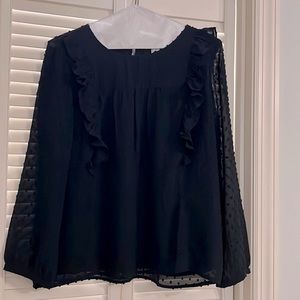 J. Crew blouse (navy)